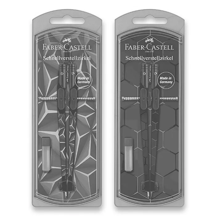 Hauptproduktbild Kružítko Faber-Castell Quick Set Boys 2022 mix barev