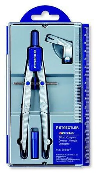 Hauptproduktbild Kružítko "Noris Club", 3-dílná sada, vysoká přesnost, STAEDTLER