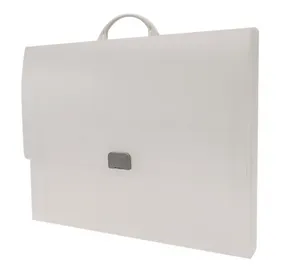 PP-Koffer mit Schloss A3 Opaline Frosty klar