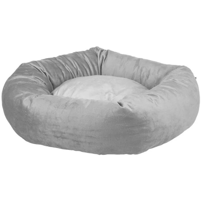 Hauptproduktbild Kulatý recyklovaný pelech LIONEL, fleece, šedáo 60 cm