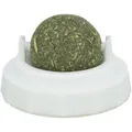 Weiteres Produktbild Katzenminzeball in selbstklebender Halterung, 5 cm, weiß/grün