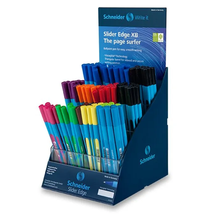 Hauptproduktbild Kuličková tužka Schneider Slider Edge XB stojánek, 120 ks