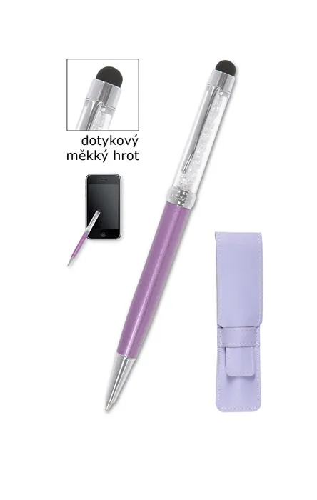 Hauptproduktbild Kuličkové pero CONCORDE Aura Touch, fialové tělo