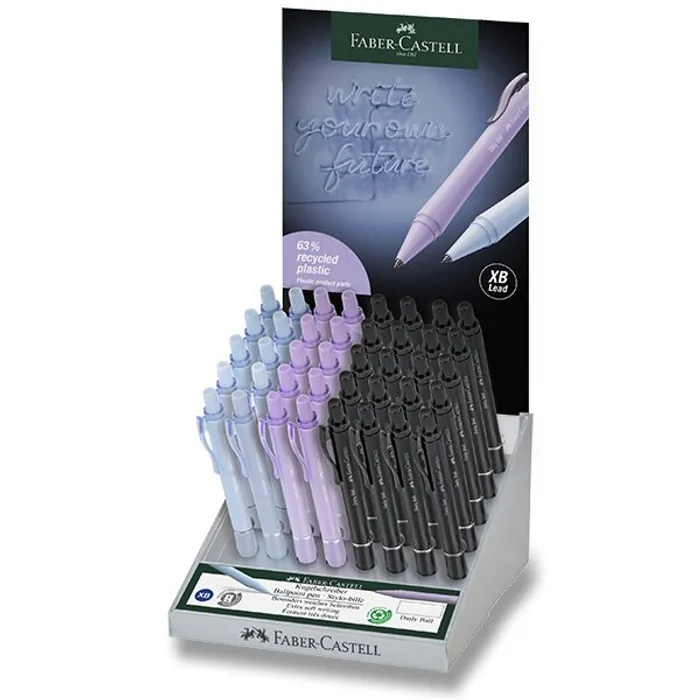 Hauptproduktbild Kuličkové pero Faber-Castell Daily Ball stojánek, 40 ks