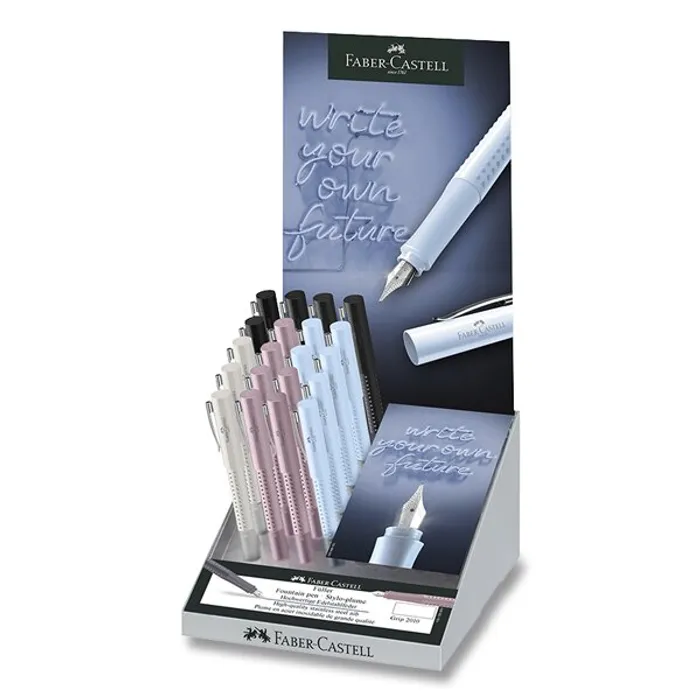 Hauptproduktbild Kuličkové pero Faber-Castell Grip 2010 Harmony stojánek, 20 ks, hrot M