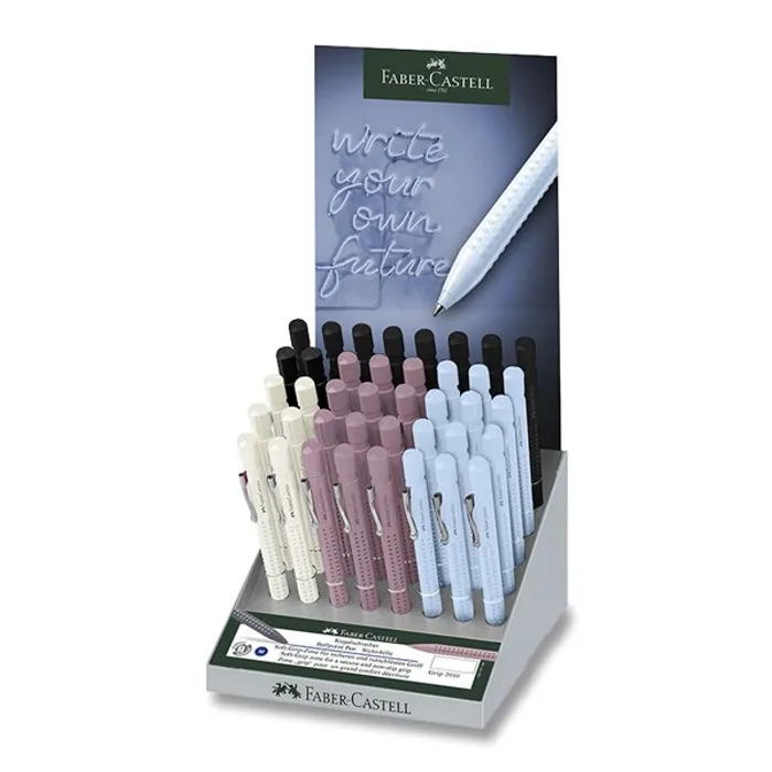 Hauptproduktbild Kuličkové pero Faber-Castell Grip 2010 Harmony stojánek, 40 ks, hrot XB