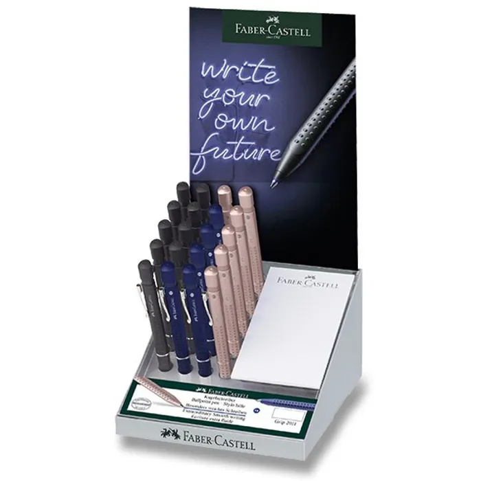 Hauptproduktbild Kuličkové pero Faber-Castell Grip 2011 XB, stojánek 20 ks, mix barev