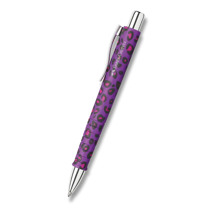 Hauptproduktbild Kuličkové pero Faber-Castell Poly Ball XB Leopard Editon - fialová