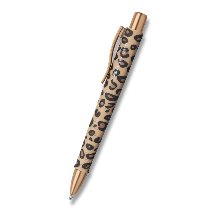 Hauptproduktbild Kuličkové pero Faber-Castell Poly Ball XB Leopard Editon - hnědá