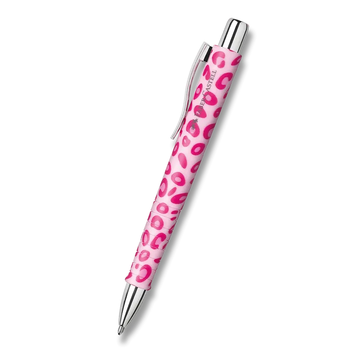 Hauptproduktbild Kuličkové pero Faber-Castell Poly Ball XB Leopard Editon - růžová