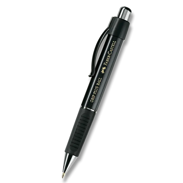 Hauptproduktbild Kuličkové pero Grip Plus Ball 1407 0.4mm, černá met. Faber Castell (140733)