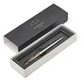 Weiteres Produktbild Kugelschreiber Jotter, blau, Edelstahlgehäuse, Goldclip, PARKER