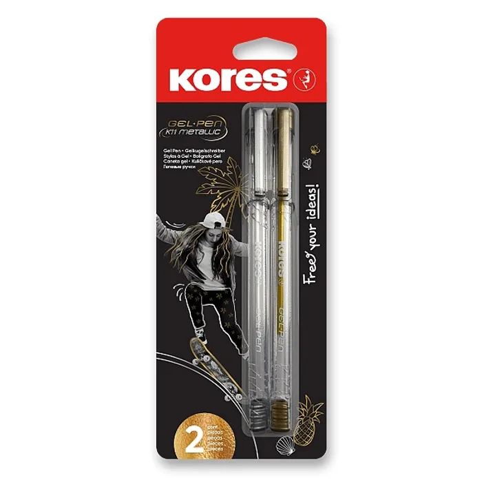 Hauptproduktbild Kuličkové pero K11 Metallic Pen Kores 2 ks