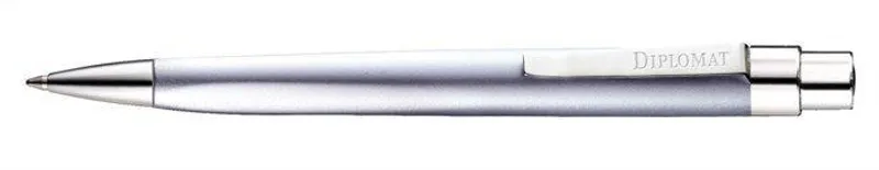 Hauptproduktbild Kuličkové pero "Magnum Glamour", hliníková barva těla, 1mm, v dárkové krabičce, modrá, DIP