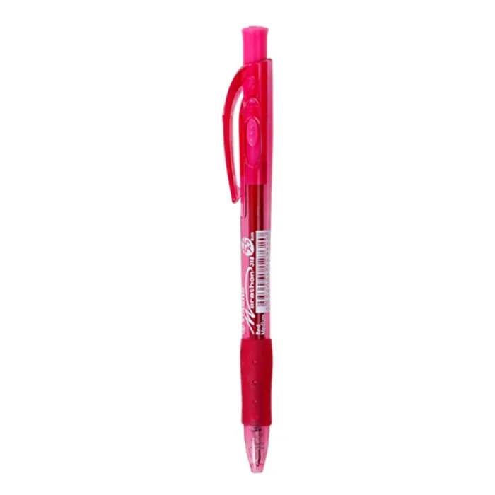 Hauptproduktbild Kuličkové pero "Marathon", červená 0,4mm, stiskací mechanismus, STABILO