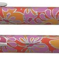 Weiteres Produktbild Kugelschreiber "Papi", orange, drehbar, lackiert, Clip in Chrom, blauer Tinte, E