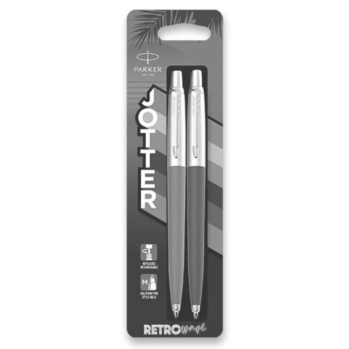 Hauptproduktbild Kuličkové pero Parker Jotter Originals Retro´80s blistr, sada 2 ks
