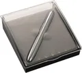 Kugelschreiber "Pocket", Chromkörper, 1 mm, in Geschenkbox, blau, DIPLOMAT