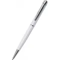 Kugelschreiber mit weißen Kristallen Lily Pen-MADE WITH SWAROVSKI ELEMENTS, weiß, 13 cm,