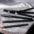 Weiteres Produktbild Kugelschreiber mit Kristall - Saphir, 13,5 cm "MADE WITH SWAROVSKI ELEMENTS", schwarz