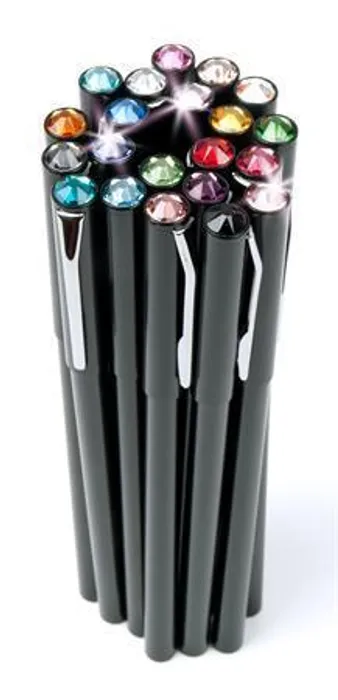 Hauptproduktbild Kuličkové pero, SWAROVSKI® Crystals, mix barev, 20 ks