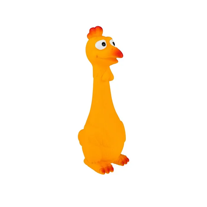 Hauptproduktbild Kuřátko sedící 21 cm, se zvukem, latex, HipHop