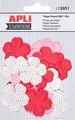 Blüten, Papier, APLI, rot