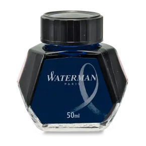 Flaschentinte Waterman blau schwarz