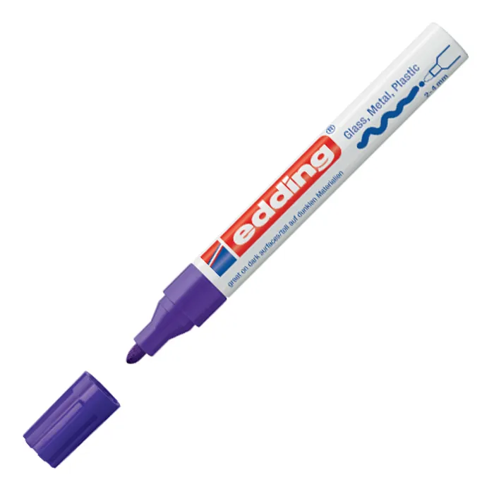 Hauptproduktbild Lakový popisovač "750", fialová, 2-4mm, EDDING