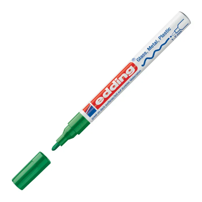Hauptproduktbild Lakový popisovač "751", zelená, 1-2mm, EDDING