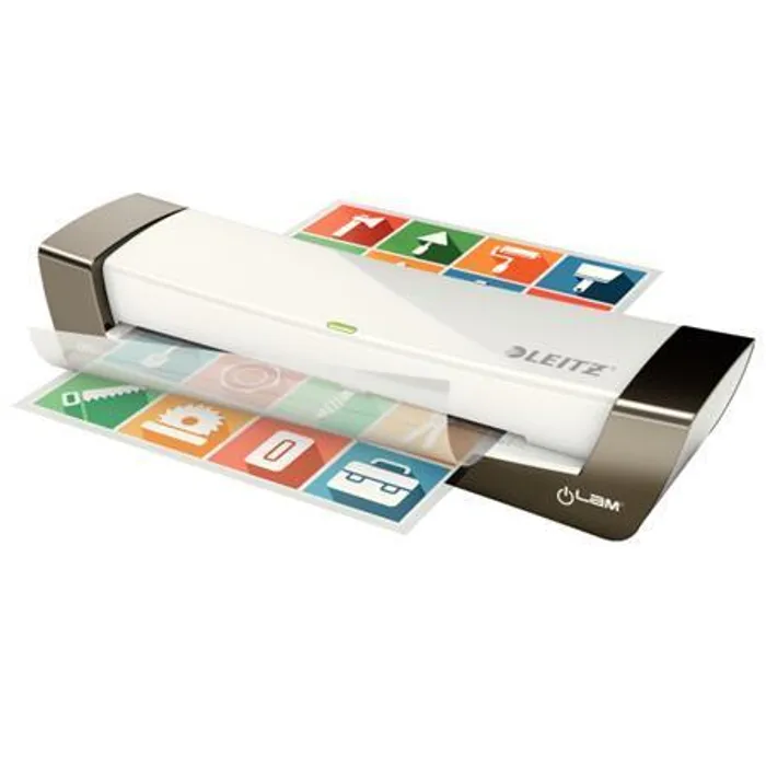 Hauptproduktbild Laminovací stroj "iLam Office", stříbrná, 80-125 micron, 2 ks fólií na laminaci za tepla,
