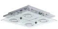 Lampe, LED, 4X2,5W, „Cabo“, Chrom-Glas