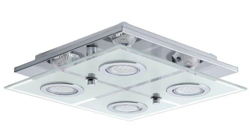 Hauptproduktbild Lamp, LED, 4X2,5W, "Cabo", crome-glass