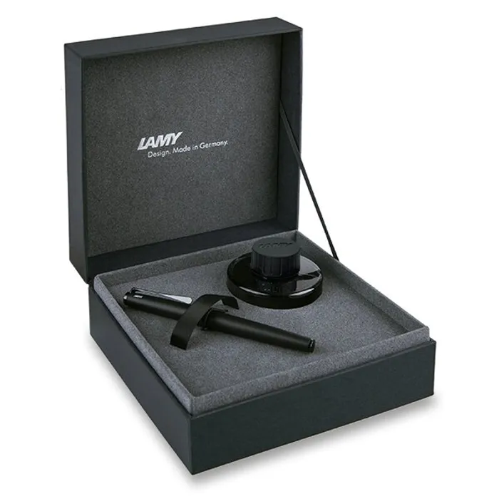 Hauptproduktbild Lamy Studio Lx all black plnicí pero, dárková kazeta s inkoustem