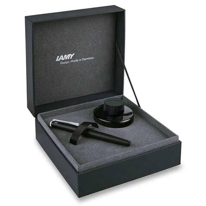 Hauptproduktbild Lamy Studio Matt Black plnicí pero, dárková kazeta s inkoustem