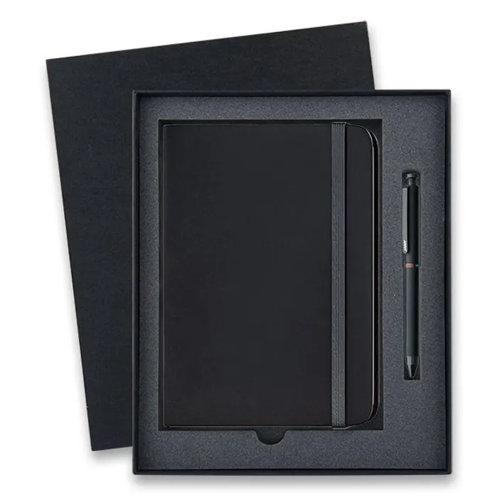 Hauptproduktbild Lamy Tri Pen ST Matt Black multifunkční tužka, dárková sada se zápisníkem