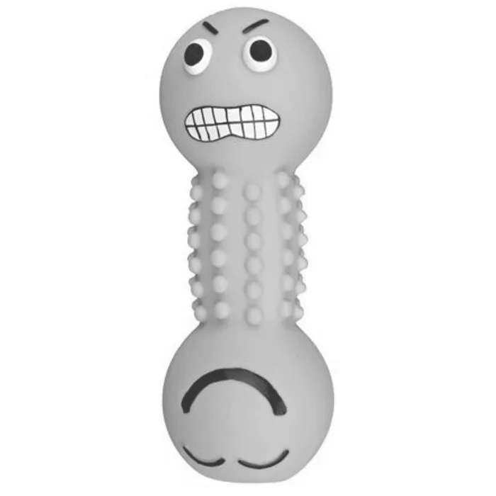 Hauptproduktbild Latexová činka s obličejem, plněná, různé barvy 19 cm