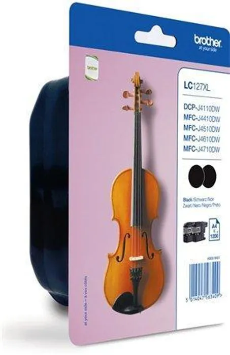 Hauptproduktbild LC127B Inkjekt cart. pro DCP-J4110DW tiskárnu, BROTHER černá, 2*1 200 stránek