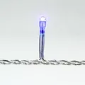 LED osvětlení, 10m, 220-240 V (50-60Hz), 6W, blau, transparentes Kabel, 30000h, 100xLED