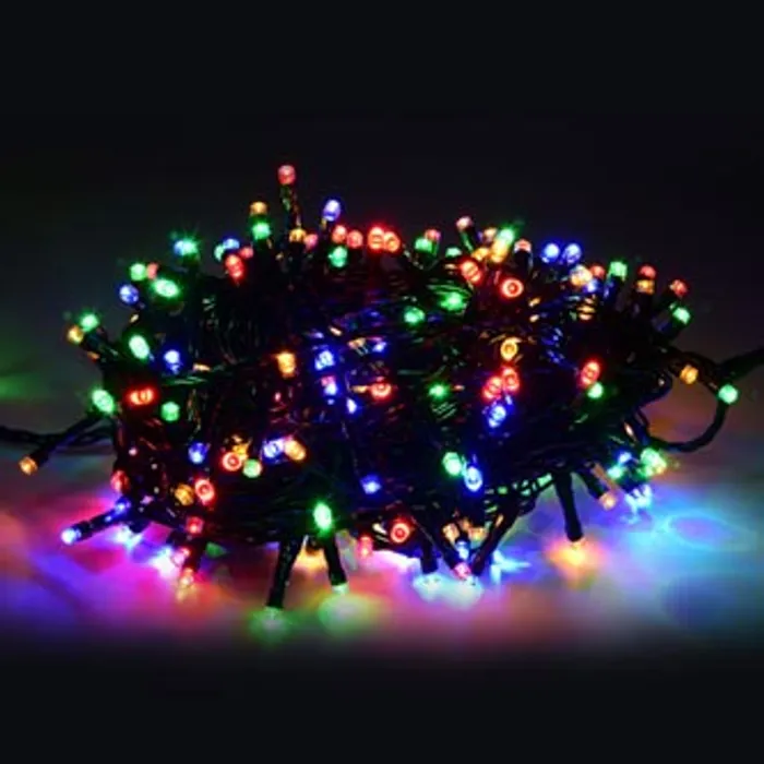 Hauptproduktbild LED osvětlení, řetěz, 10m, 220-240 V (50-60Hz), 6W, multicolor, zelený kabel, 30000h, 100