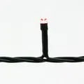 LED osvětlení, 10m, 220-240 V (50-60Hz), 6W, Multicolor, grünes Kabel, 30000h, 100xLED