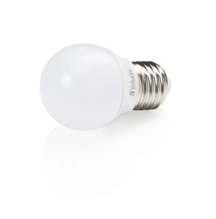 Hauptproduktbild LED žárovka, E27, teplá bílá, mini globe, 4,5W, 2700K, 350lm, VERBATIM