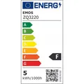 Weiteres Produktbild LED žárovka EMOS Lighting E14, 230V, 5W, 470lm, 2700k, teplá bílá, 30000h, Classic Candle