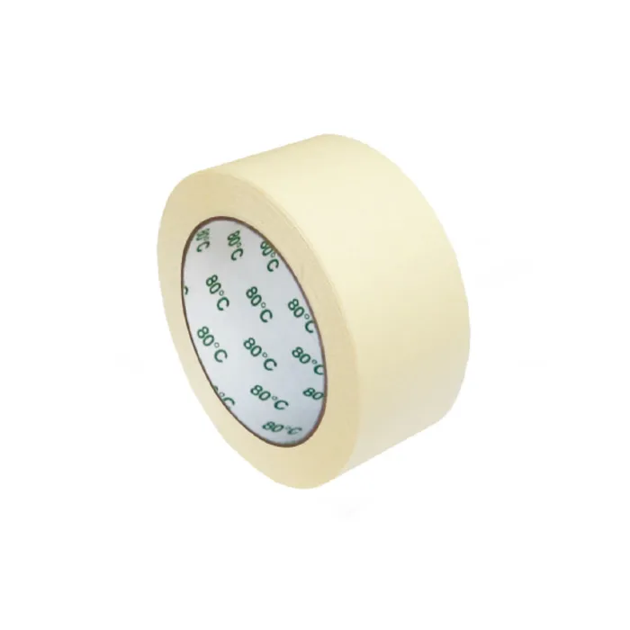 Hauptproduktbild Lepící páska krepová, bílá 50 m x 50 mm (do +80°C) [1 ks]