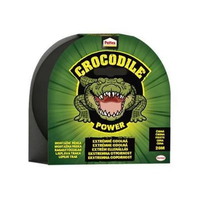 Hauptproduktbild Lepicí páska "Pattex Crocodile", černá, 48 mm x 20 m, HENKEL
