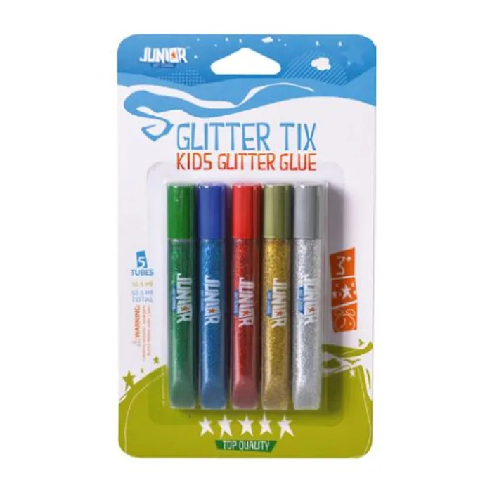 Hauptproduktbild Lepidlo glitter mix barev, sada 5ks