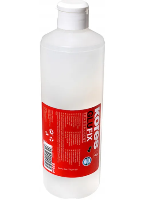 Hauptproduktbild Univerzální tekuté transparentní lepidlo Kores Glufix 500 ml