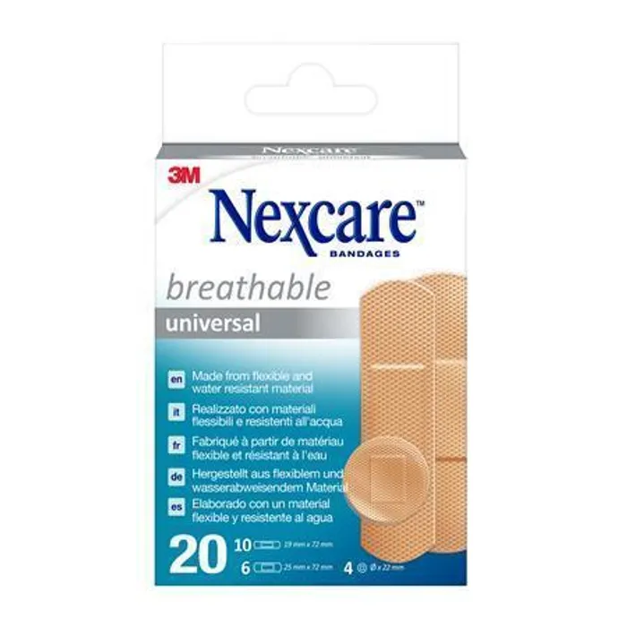 Hauptproduktbild Leukoplast "Nexcare Universal", voděodolná, 20ks, 3M