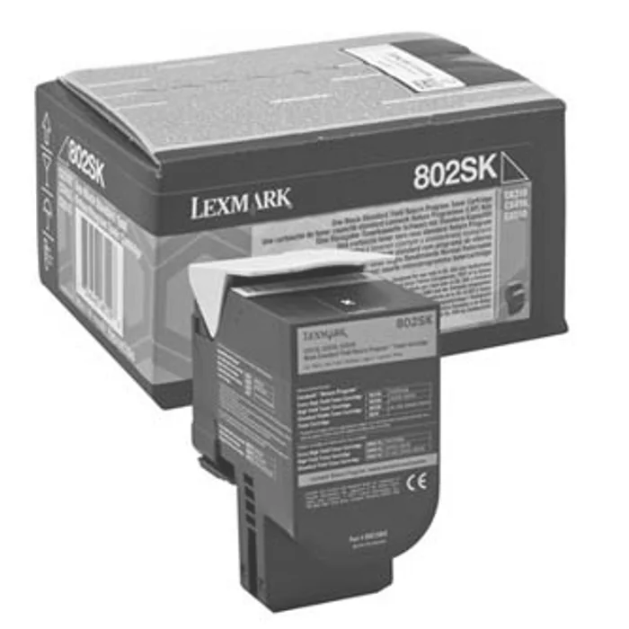 Hauptproduktbild Lexmark originální toner 80C2SK0, black, 2500str., return, Lexmark CX310dn, CX310n, CX410