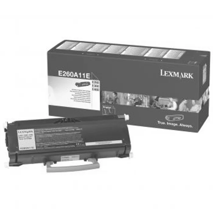 Hauptproduktbild Lexmark originální toner E260A11E, black, 3500str., return, Lexmark E260, E360, E460, O